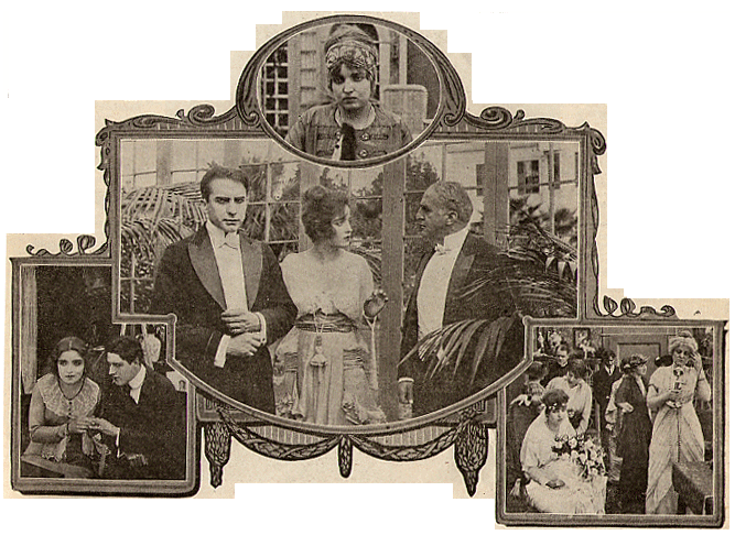 Scenes (supposedly) from the Alice Joyce film A Daughter's Sacrifice