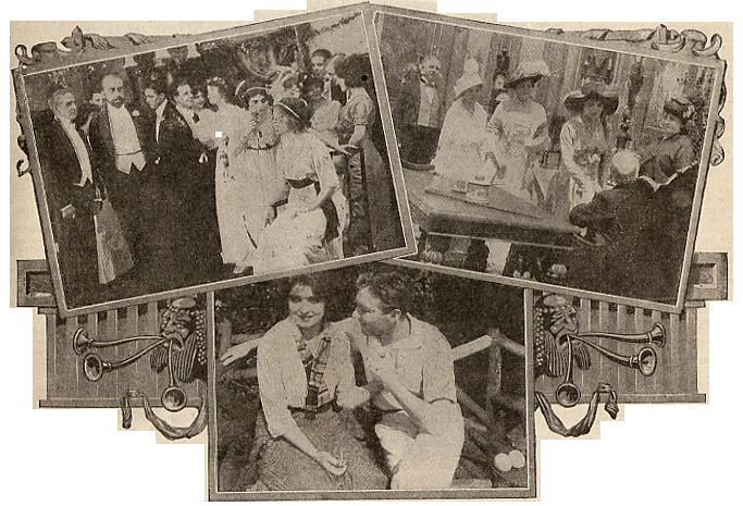 Scenes (supposedly) from the Alice Joyce film The Finger of Suspicion