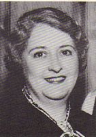 Clipped photo, profile with hair in coronet braid