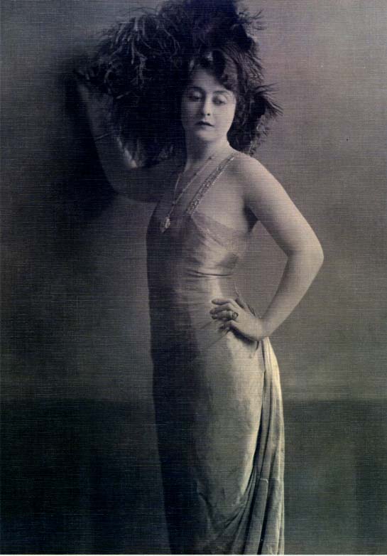 Clara Kimball Young in evening gown