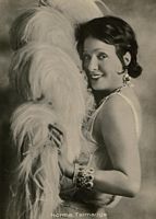 Norma with feathered fan