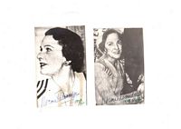 Two pictures of Norma Talmadge in 1947