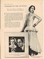 Clipping of an article on film pioneers