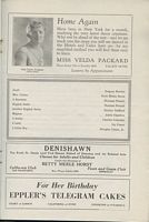 Curran Theatre program for The Lady, 1925