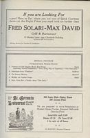 Curran Theatre program for The Lady, 1925