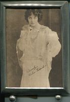 Framed picture of Frederick touching chin