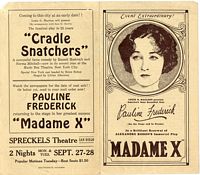 Madame X flier, outside