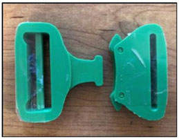 Pain-free Buckles for Abby�s Service Dog