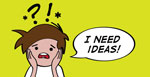 Clip art - "I need ideas!"