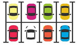 clip art overview od parked cars