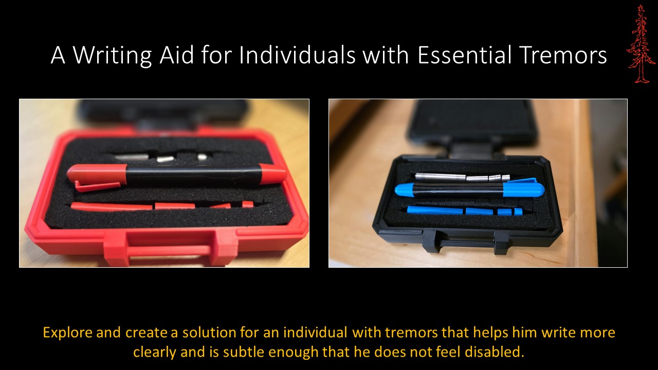 A Writing Aid for Individuals with Essential Tremors