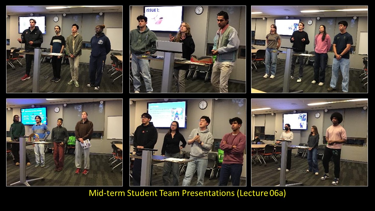 Mid-term Student Team Presentations - 06a