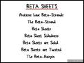 Beta Sheets
