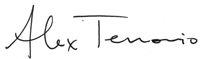 Alex Tenorio's signature