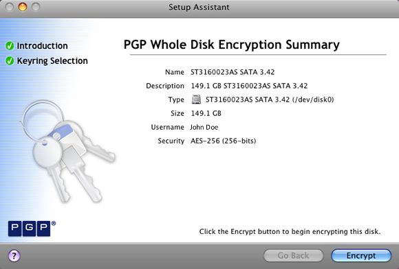 PGP Whole Disk Encryption Summary