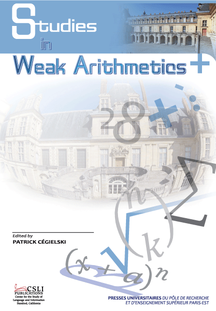Studies in Weak Arithmetics cover