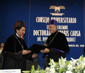 Universidad Autónoma del Estado de Morelos (UAEM) grants honorary doctorate to Rodolfo Dirzo Minjarez