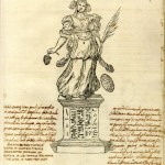 Ovidio Montalbani to Kircher, Engraving of the Goddess Isis, accompanied by manuscript notes. Bologna, 5 September, 1664.