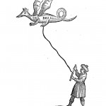 How to display a flying dragon, from Johann Kestler, Physiologia Kircheriana Experimentalis, p. 247