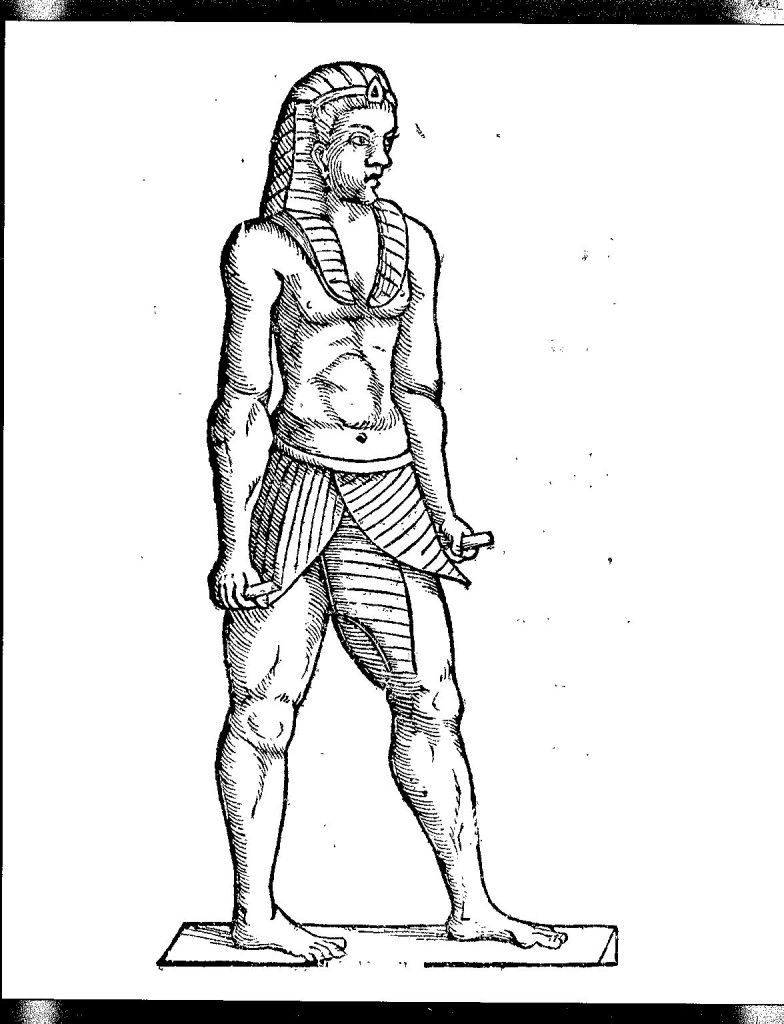 Egyptian speaking statue from the museum of Francesco Serra, from Oedipus Aegyptiacus, Tom. 3, p. 488.