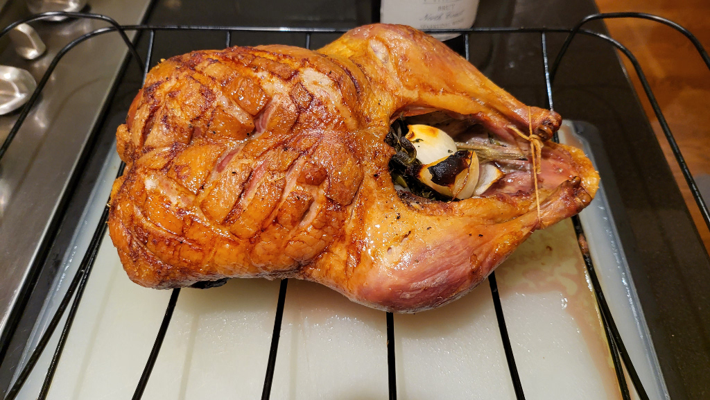 Photo of a roast duck