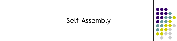 Self-Assembly