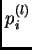 $ p_i^{(l)}$