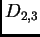 $ D_{2,3}$
