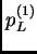 $ p_L^{(1)}$