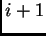$ i+1$