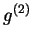 $ g^{(2)}$