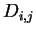 $ D_{i,j}$