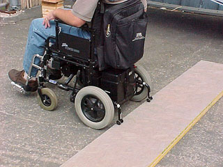 Anti-tip wheels sometimes interfere going over obstacles