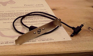 Power adapter for an ATX motherboard