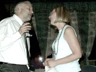 Erland Winterberg (Director of the Danish Centre) and Marcia Scherer