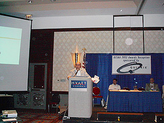 Glenn Hedman starts the Awards ceremony