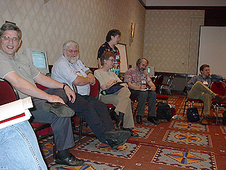 Sharon Ferrell presides over the SIG-11 Business Meeting