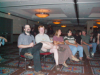 Resting between dances