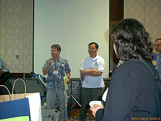 Bruce Fleming and Andy Lin welcome everyone to SIG-11 Developers Forum