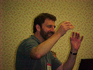 Ronny Gaal makes a point