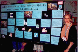 Aimee Luebben's poster as photographed by Carrie Brown