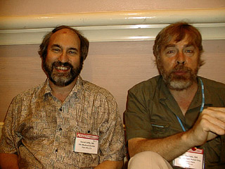 DJ and Rob Garrett as photographed by Bob Van Etten