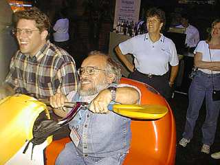 Bob Van Etten enjoying himself as photographed by someone using Bob's camera