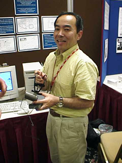 Computer Demonstration Session: "Development of Infrared Light Head Pointing Device for People with Severe Physical Disability for Manipulating a Personal Computer" by Takuro Hatakeyama