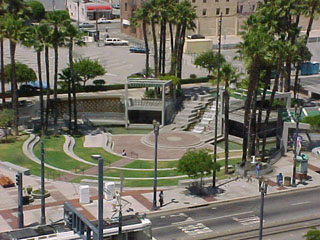 Park view from first night's hotel room