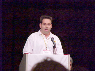 Kevin Caves, conference co-chair, adds his welcome