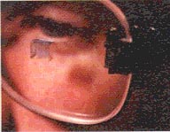 Photograph of prototype spectacles