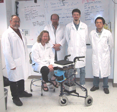 photo of walker and development team