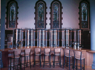 postcard photo of The Church Brew Works