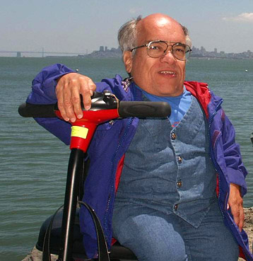 photo of Robert on his scooter